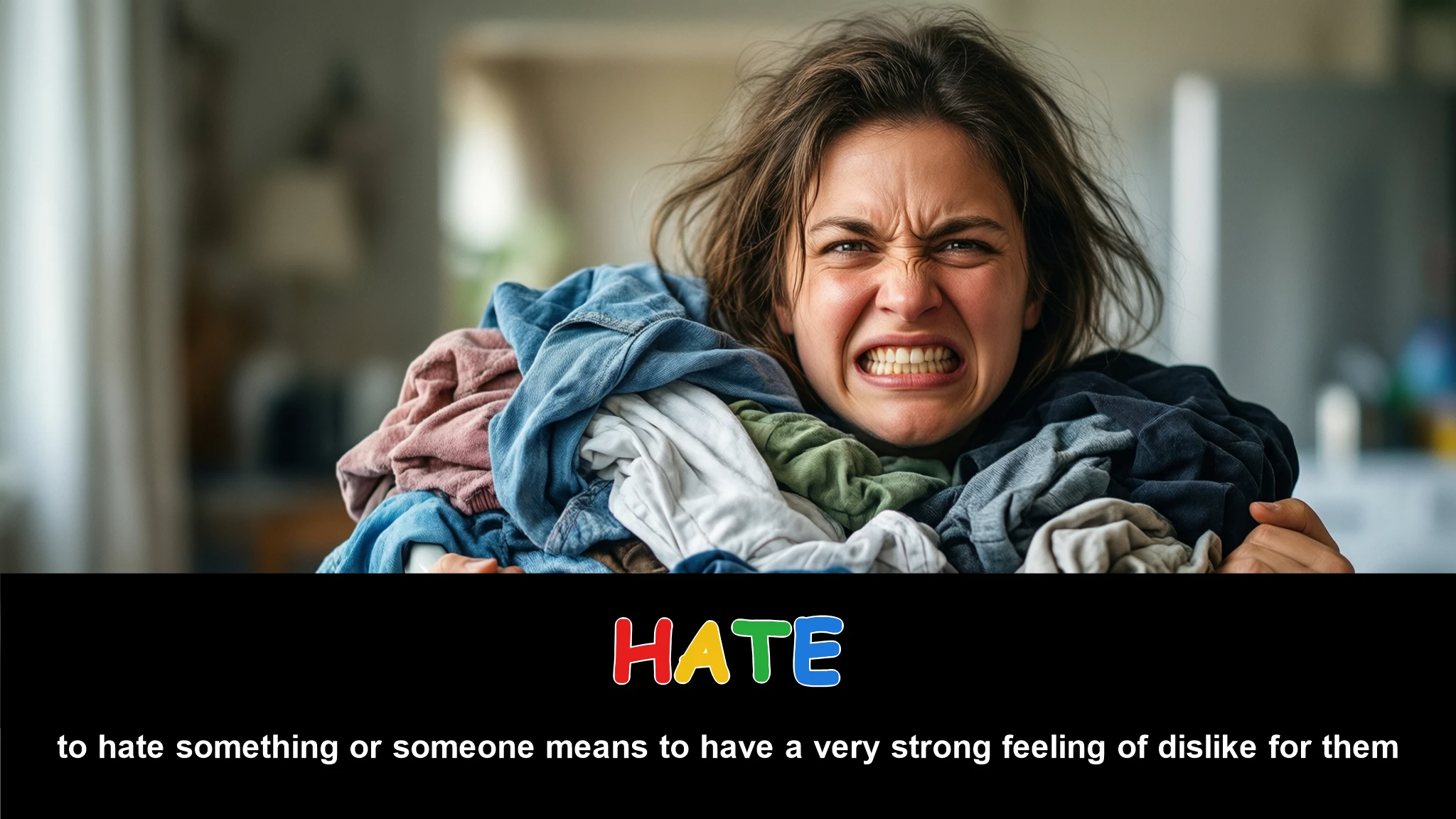 English Illustration for hate